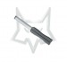 Acciaino Affila Coltelli Professionale Chiudibile Diamantato per Coltelli BLACK FOX Knives Italia Art. BF-300