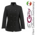 Giacca Cuoco Chef Alimentarista Donna Black Woman Ego Chef Italia Art. 1004002C