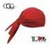 Bandana Sagomata Professionale Medicale Cuochi Chef Rosso Red Ego Chef Italia Art. 7002007C