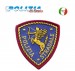 Toppa Ricamo Patch Polizia Stradale Ricamata con Velcro Art.EU1097