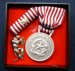 Set Medaglie Al Merito di Servizio Polizia di Stato Argento Art.Fav-Set9