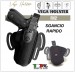 Fondina da Cintura in Cordura Nera Sgancio Rapido per Carabinieri polizia Vigilanza Vega Holster Italia Art.FH2