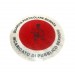 Adesivo Professionale 3M Rosso Guardie Particolari Giurate Incaricato di Pubblico Servizio GPG IPS 1931 GLADIATORE  NEW Art.GL-DISCO2