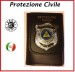 Portafoglio Portadocumenti con Placca Protezione Civile Volontariato Nazionale 1WD115 Vega Holster Italia Art.1WD115NEW