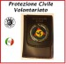 Portafoglio Portadocumenti con Placca Protezione Civile Volontariato  Vega Holster Italia Art. 1WD35NEW