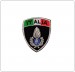 Patch Scudetto Ricamo a Macchina Con Velcro Italia + polizia Penitenziaria  Art.NSD-IT-PP