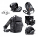 Zaino Monospalla Porta Pistola ASSAULT Small Backpack Over One Shoulder BLACK MIL-TEC Polizia carabinieri GPG IPS Guardie Giurate Art. 14059102