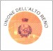 Adesivo Per Paletta Rosso 3M Unione Dell'Alto Reno  Art. A-DAR