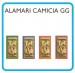 Alamari Mostrine Camicia GG Guardie Giurate GPG IPS Rosso - Nero - Verde - Giallo - Blu  Art. FAC-GG-C