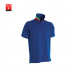 Polo Manica Corta Blu Royal Modello NATION  Italia Collo Tricolore Payper Art. NATION-1