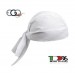 Bandana Sagomata Professionale Medicale Cuochi Chef Bianca Ego Chef Italia Art. 7002001A
