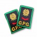 Tubolari Ricamati Bordo Verde GPG REPUBBLICA® Guardie Giurate Guardia Particolare Giurata con Grado Novità Art. GPG-REP-VERDE