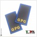 Gradi Tubolari ricamati  Guardie Giurate Polizia Privata Vigilanza GPG IPS Disponibili Bordo Giallo Azzurro Bordò Rosso Art. GPG-X