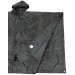 Telo Poncho Rip Stop Impermeabile Antipioggia Nero Pioggia Temporale Militare Soft Air Caccia Pesca Art. 08524A