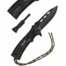 Coltello Serramanico Sopravvivenza con Corda Paracord + Accaiono  MIL TEC Art. 15318410