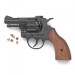 Pistola a Salve Guancette in Legno  Rivoltella Scaccia Cani Starter Sonoro  Revolver Olimpic 6 mm Art. RP030615