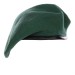 Basco Militare Beret Verde Marcio Bordino Pelle Esercito Vigilanza Sicurezza Polizia Art. 211117-V