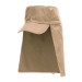 Cappello Taglia Unica Militare Legione Straniera da Deserto con Copri Collo e Visiera Kaki - Verde OD - Nero - Woodland Art.215191