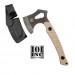 Accetta Ascia con Fodero per Cintura in ABS Militare Emergenza Tan Hatchet Coyote 016102 INC 101 Art. 319626