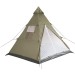 Tenda Campeggio  tre Posti con Zanzariera Albero Centrale 290 X 270 X 225 cm MFH Art. 32133B