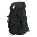 Zaino Militare Colore Nero  Italiano 25 Litri Esercito Escursioni Trekking Art. 351636-nero