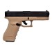 Pistola a Salve Scacciacani Glock 17 Cal. 9 mm - Nero/Tan - Bruni Art BR-1401BT
