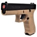 Pistola a Salve Scacciacani Glock 17 Cal. 9 mm - Nero/Tan - Bruni Art BR-1401BT