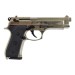Pistola a Slave Scacciacani Beretta 92 BRUNI  NIKEL 8mm Art. BR-1300N