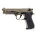 Pistola a Slave Scacciacani Beretta 92 BRUNI  NIKEL 8mm Art. BR-1300N