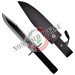 Coltello da Sopravvivenza Rambo 1 con Fodero Cuoio  BR1 Art. RM-H1