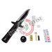 Coltello da Sopravvivenza Rambo 1 con Fodero Cuoio  BR1 Art. RM-H1