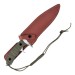 Coltello Lama Fissa Rambo V BR1con Fodero Pelle  Art. RM-V 
