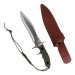 Coltello Lama Fissa Rambo V BR1con Fodero Pelle  Art. RM-V 