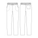 Pantalone Pantaloni Pants Hose Coulisse Cuoco Chef Pizzaiolo Professionale Ego Chef Italia Color Space Spazio CHEF PANTS БРЮКИ New Art. 3502160A