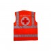 Gilet CRI Croce Rossa Italiana Alta Visibilità Sevizio Ambulanze 118 Soccorso Sanitario Nuovo Capitolato  Art.CRI-118