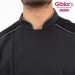 Giacca Guido Cuoco Chef Nero Bordeaux Militare Anche Personalizzata Giblor's Art. Q8G00672