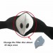 Maschera Nera Neoprene Carbone Attivo Uomo Donna Riutilizzabile Art. ALI-MASK