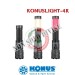 Torcia Lanterna Professionale KONUSLIGHT-4K 4000 Lumen Polizia Carabinieri Guardie Giurate Soccorso Art. 3935