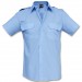 Camicia Militare Azzurra Manica Corta Mil Tec  Guardie Giurate Aeronautica GPG IPS Vigilanza Sicurezza Art. 10932011