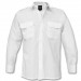 Camicia Bianca Manica Lunga  Modello Militare Con Spalline Marina Militare Esercito Italiano Carabinieri Guardie Giurate Vigilanza GPG IPS Mil Tec Art. 10931007