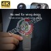 Body Cam Mini Telecamera Professionale per Divisa WiFi 4K 1080P HD Touch screen IPS da 2 Pollici Visione Notturna Videoregistratore Guardie Giurate GPG IPS Carabinieri Polizia Mini Cam Art. EFDD0053-COISP