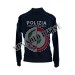 Maglione della Polizia Penitenziaria in Pile Blu con Finiture Azzurre e Apertura con Zip VENDITA RISERVATA Art. BRK-786