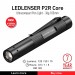 Torcia Tattica Professionale Manuale 120 lumen P2R Core Led Lenser® Polizia Carabinieri Guardie Giurate GPGIPS Art. 502176 