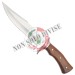 Coltello Caccia con Fodero Lama in Acciaio Manico Legno Totale 32.80 cm Art. CW-011