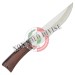 Coltello Caccia con Fodero Lama in Acciaio Manico Legno Totale 26.50 cm SCK  Art. CW-032