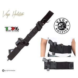 Fascia Elastica Multitasche con Fondina In borghese per Pistola e Accessori DESTRA Porto Occulto Vega Holsteer Italia Art. 2ET01