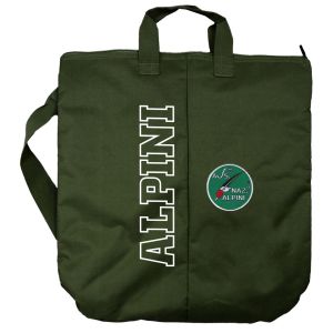 Borsa Sacca Portacasco Porta Casco Helmet Bag Verde Alpini ANA Associazione Nazionale Alpini Prodotto Ufficiale Art. ALP0008