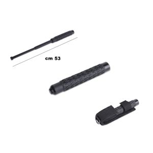 Bastone Manganello Estensibile Tonfa Sfollagente Dissuasore Telescope Baton With Sheath 21" / 53cm MEDIO Mil-Tec Polizia Vigilanza GPG IPS Art. 16216000