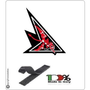 Patch Toppa Ricamata Diavoli Rossi 154° Gruppo Aeronautica Militare Art.EU100