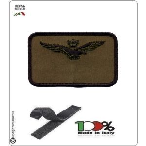 Patch Toppa Ricamata Targhetta Brevetto Pilota Militare Bassa Visibilità Aereonautica  Art.EU2029